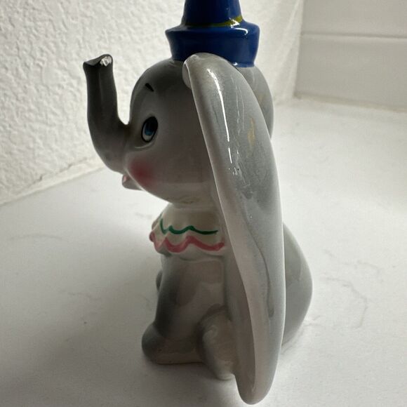 Vintage Walt Disney Porcelain Dumbo Figurine Gift Baby Room Decor - Picture 3 of 14